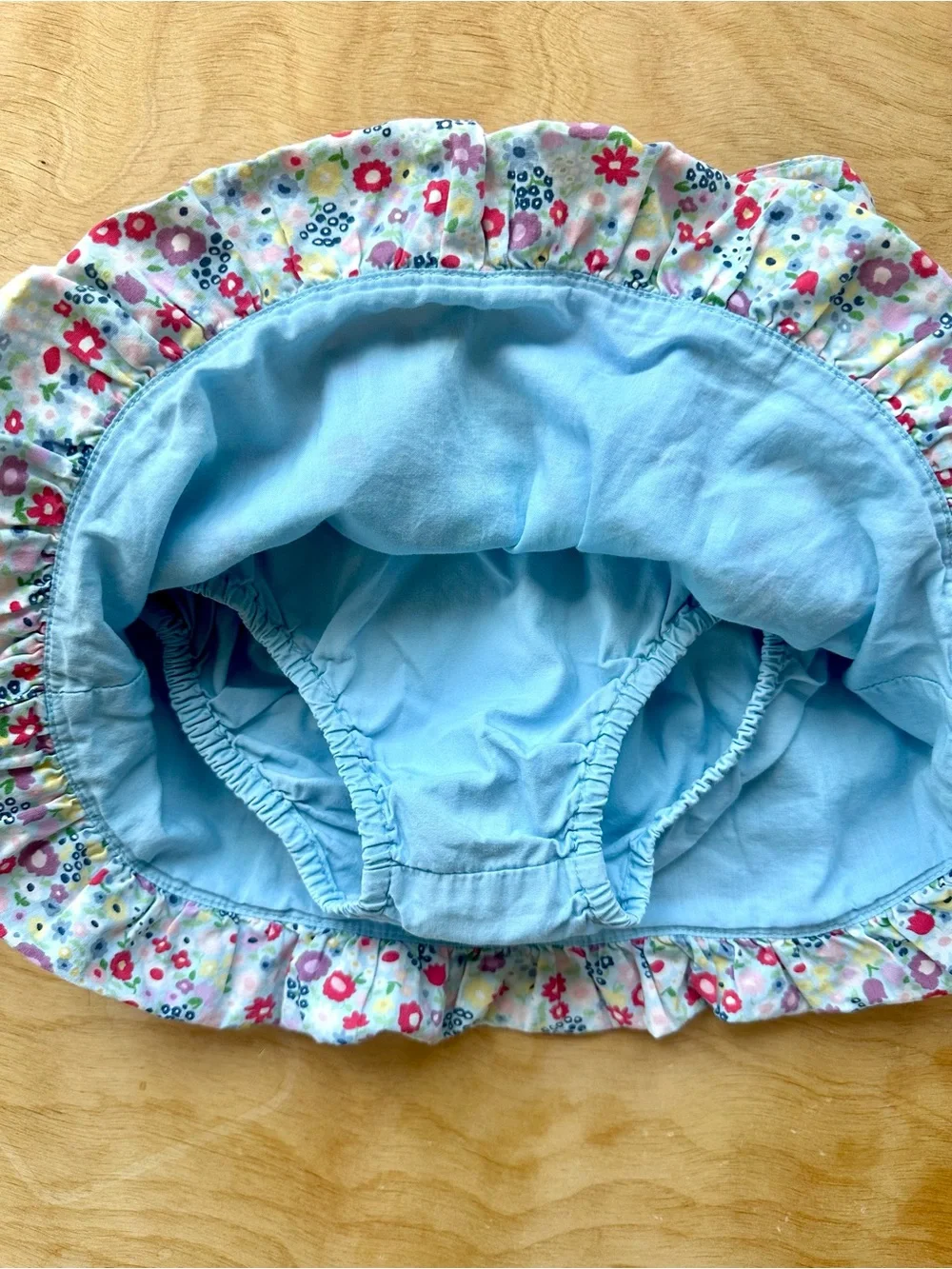 Gymboree Girls Floral Bubble Skirt Skort 3T Cottagecore Bloomers Lined